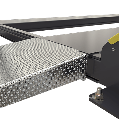 Extended 1,219 mm Aluminium Approach Ramp Kit for 4-Post Hoists by BendPak