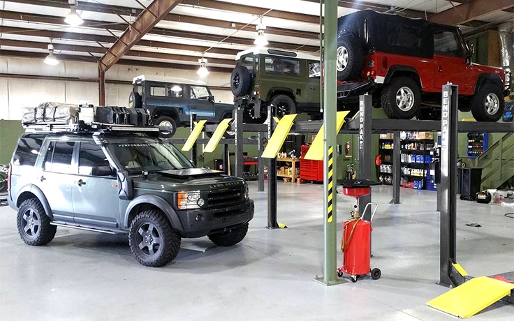 BendPak Four-Post Lifts Car Storage