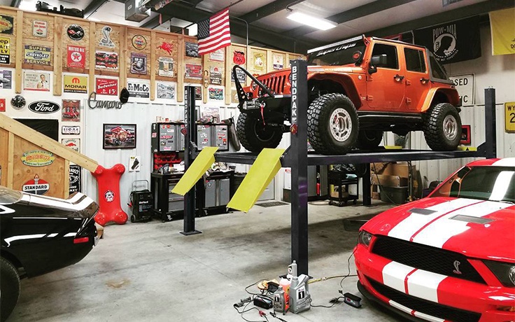 BendPak 4-Post Lift for Auto Shops