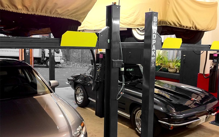 BendPak HD-9 Four-Post Lift for Car Storage