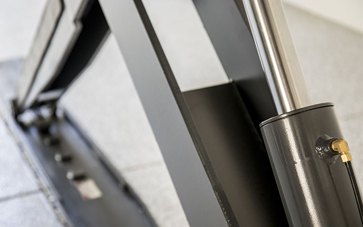 Autostacker parking lift hydraulic cylinders