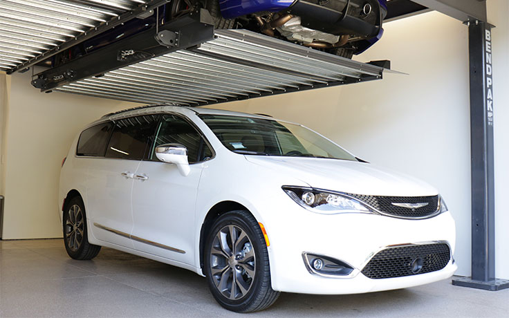 Storing Vehicles with Platform Parking Lift