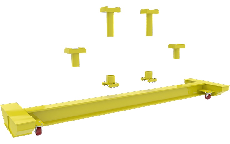 PCL-18B Portable Column Cross Beam Complete