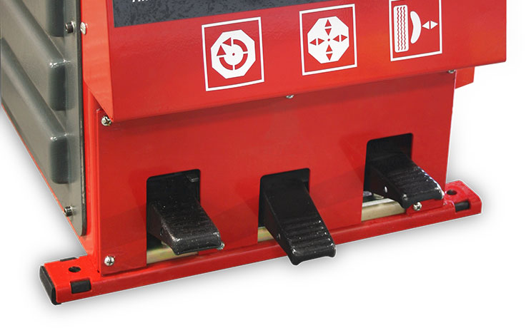 Ranger R980XR Foot Pedal Controls