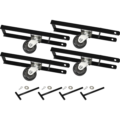 Caster Kit Portable Wheel Kit / Fits HD-7 and HD-9 Series Four-Post Lifts / Set of 4