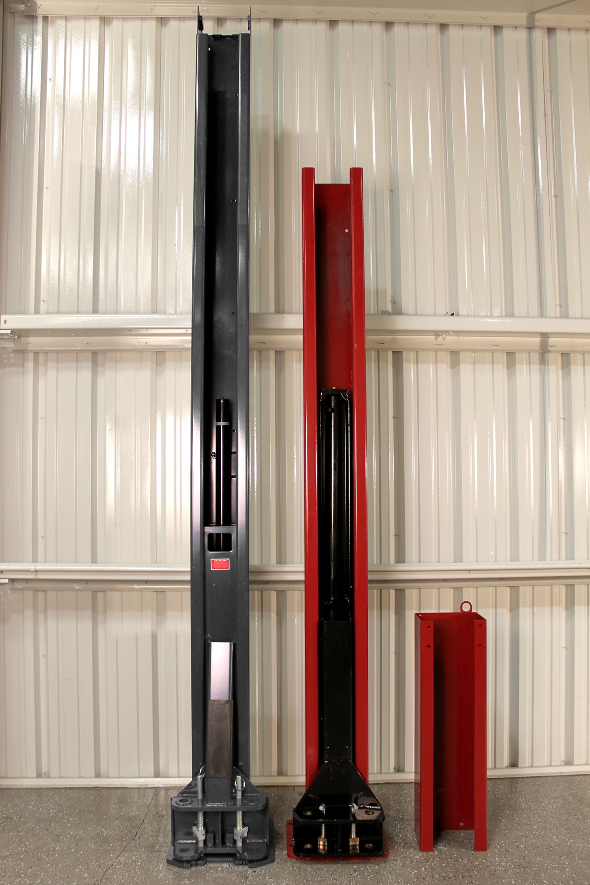 BendPak Post Side-by-Side Challenger Lift Front View