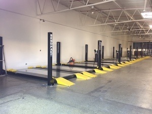 Storing Multiple Cars Warehouse BendPak Lifts