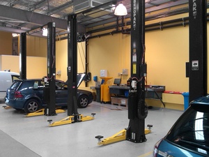 2 Post Lifts Auto Repair Shop