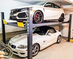 BendPak Four Post Lift Car Storage