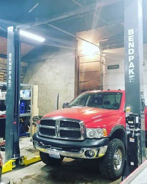 Dodge Truck BendPak 2 Post Lift