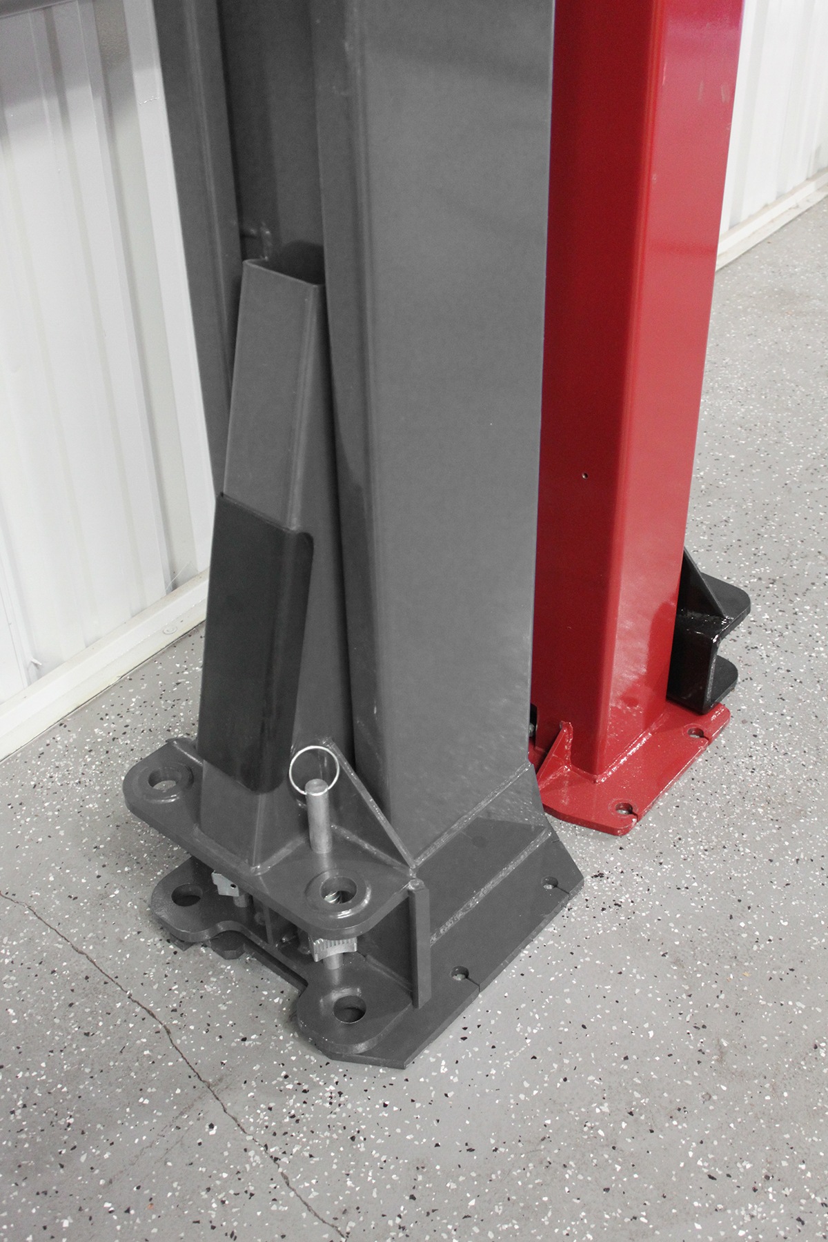 BendPak Two-Post lift and Challenger Two-Post lift Back-to-Back