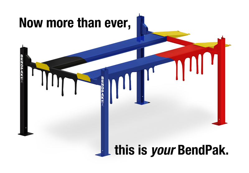 BendPak Car Lift Custom Colors